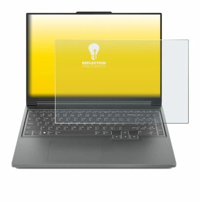 Immagine del dispositivo Lenovo Legion Slim 5 14 con un'ampia varietà di protezioni per lo schermo.