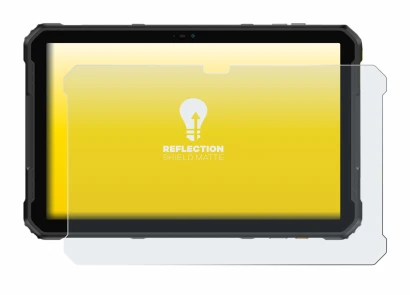 Immagine del dispositivo Ulefone Armor Pad 2 con un'ampia varietà di protezioni per lo schermo.