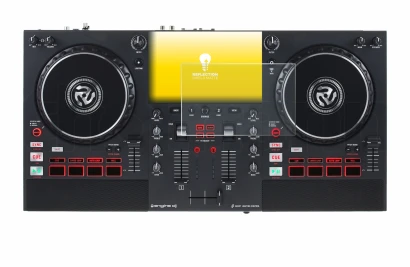 Immagine del dispositivo Numark Mixstream Pro+ con un'ampia varietà di protezioni per lo schermo.
