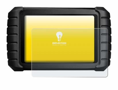 Immagine del dispositivo iCarsoft CR Max con un'ampia varietà di protezioni per lo schermo.