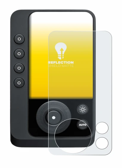 Immagine del dispositivo Profoto Connect Pro con un'ampia varietà di protezioni per lo schermo.