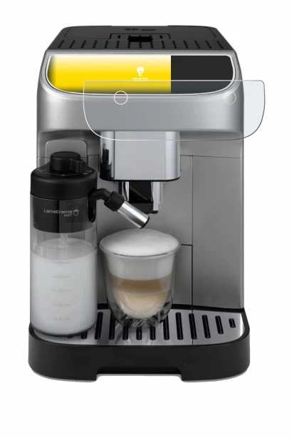 Immagine del dispositivo DeLonghi Magnifica Plus con un'ampia varietà di protezioni per lo schermo.