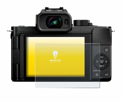 Immagine del dispositivo Panasonic Lumix DC-G100D con un'ampia varietà di protezioni per lo schermo.