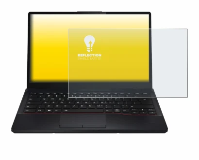 Immagine del dispositivo Fujitsu Lifebook E5412 con un'ampia varietà di protezioni per lo schermo.