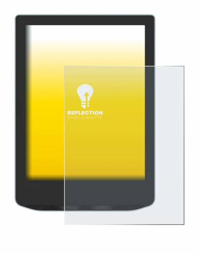 Immagine del dispositivo Vivlio Light con un'ampia varietà di protezioni per lo schermo.
