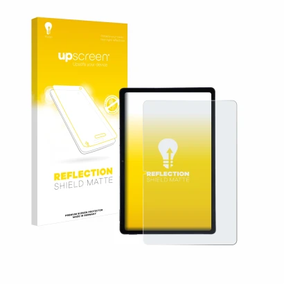 Parte frontale di una confezione del prodotto con il logo del marchio upscreen. Accanto è raffigurato il dispositivo AGM Pad P