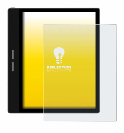 Immagine del dispositivo Bigme B751C con un'ampia varietà di protezioni per lo schermo.