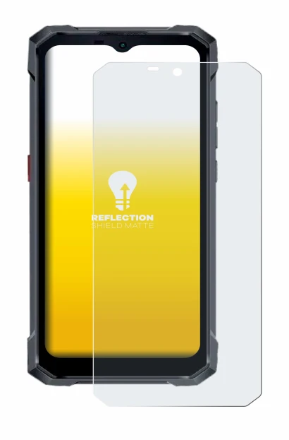 Immagine del dispositivo Hotwav W11 con un'ampia varietà di protezioni per lo schermo.