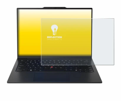Immagine del dispositivo Lenovo ThinkPad X1 Carbon Gen 12 14" con un'ampia varietà di protezioni per lo schermo.