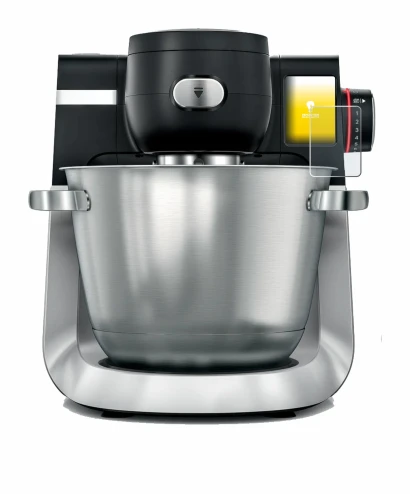 Immagine del dispositivo Bosch MUM Serie 6 con un'ampia varietà di protezioni per lo schermo.