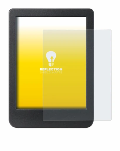 Immagine del dispositivo Kobo Clara BW con un'ampia varietà di protezioni per lo schermo.