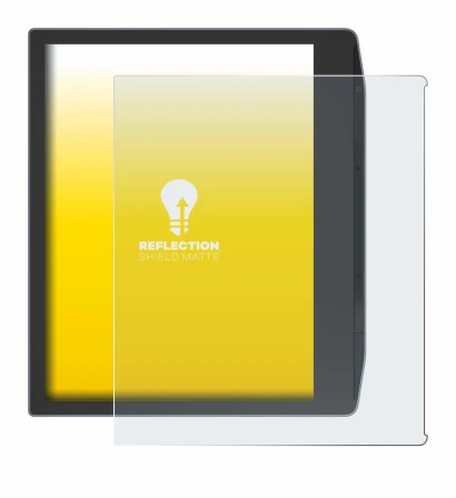 Immagine del dispositivo PocketBook Era Color con un'ampia varietà di protezioni per lo schermo.