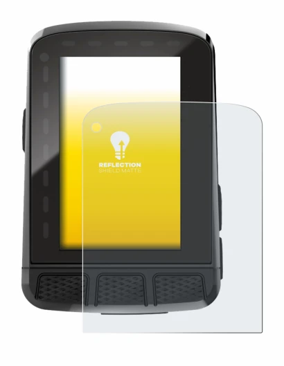 Immagine del dispositivo Wahoo Elemnt Roam V2 GPS con un'ampia varietà di protezioni per lo schermo.