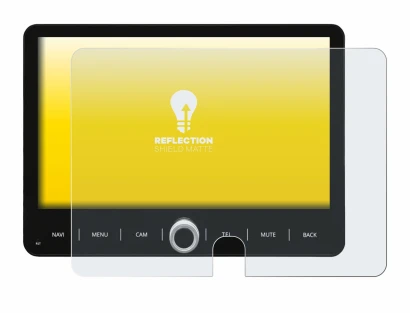Immagine del dispositivo Dynavin D9-T5TP con un'ampia varietà di protezioni per lo schermo.