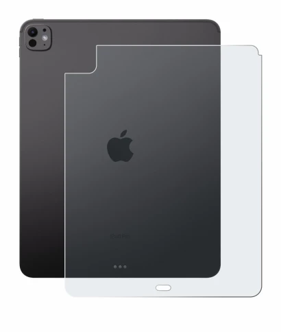 Immagine del dispositivo Apple iPad Pro 13" WiFi 2024 (Posteriore) con un'ampia varietà di protezioni per lo schermo.