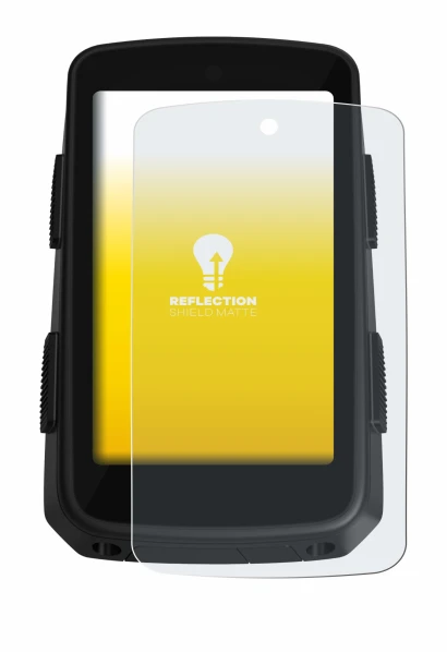 Immagine del dispositivo Hammerhead Karoo 3 con un'ampia varietà di protezioni per lo schermo.