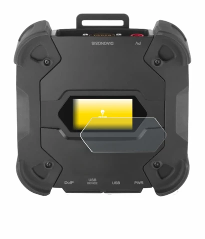 Immagine del dispositivo Texa TXT MULTIHUB con un'ampia varietà di protezioni per lo schermo.
