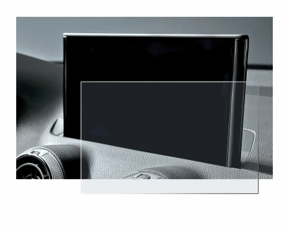 Immagine del dispositivo Audi Q2 Facelift 2024 con un'ampia varietà di protezioni per lo schermo.