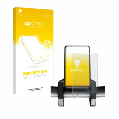 Parte frontale di una confezione del prodotto con il logo del marchio upscreen. Accanto è raffigurato il dispositivo Joyor S8-