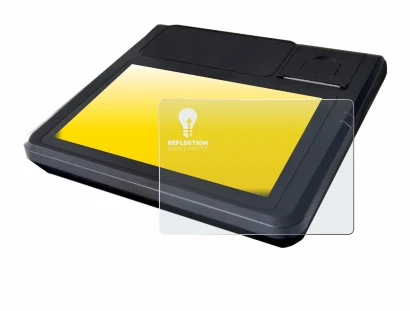 Immagine del dispositivo Techfive ECR 100 con un'ampia varietà di protezioni per lo schermo.