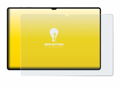 Immagine del dispositivo Samsung Galaxy Tab S10 Ultra 5G con un'ampia varietà di protezioni per lo schermo.