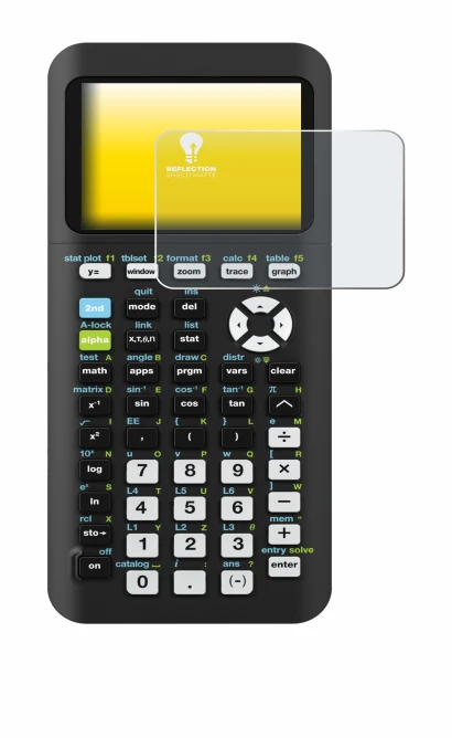 Immagine del dispositivo Texas Instruments TI-84 Plus CE-T Python con un'ampia varietà di protezioni per lo schermo.