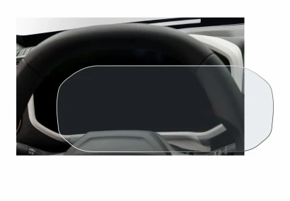 Immagine del dispositivo Dacia Duster Tacho (2024) con un'ampia varietà di protezioni per lo schermo.
