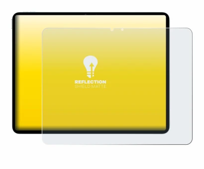 Immagine del dispositivo Apple iPad Air 13" M3 2025 con un'ampia varietà di protezioni per lo schermo.