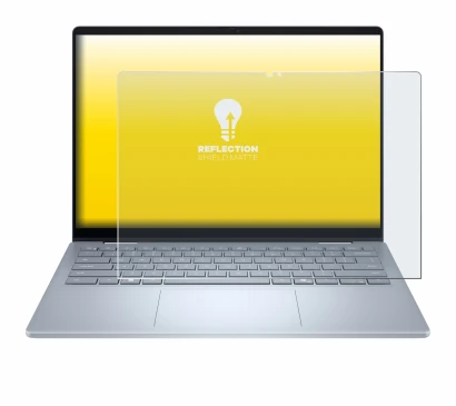 Immagine del dispositivo Dell 14 Plus 2-in-1 con un'ampia varietà di protezioni per lo schermo.