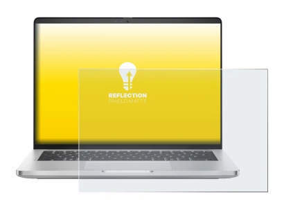 Immagine del dispositivo Dell Pro 14 Plus PB14250 con un'ampia varietà di protezioni per lo schermo.