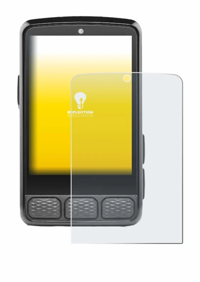 Immagine del dispositivo Wahoo Elemnt Roam V3 con un'ampia varietà di protezioni per lo schermo.