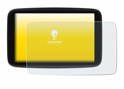Immagine del dispositivo TomTom Go Navigator 6 (2a generazione) con un'ampia varietà di protezioni per lo schermo.