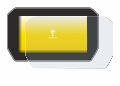 Immagine del dispositivo Ducati V4 Rally (2024) con un'ampia varietà di protezioni per lo schermo.