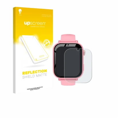 Parte frontale di una confezione del prodotto con il logo del marchio upscreen. Accanto è raffigurato il dispositivo CATGIFF A
