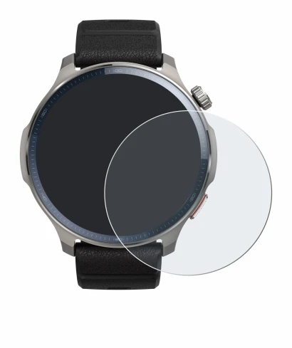 Immagine del dispositivo Huami Amazfit Balance 2 con un'ampia varietà di protezioni per lo schermo.