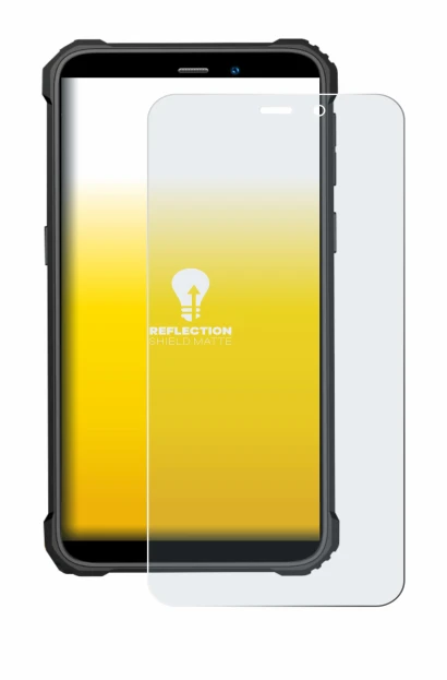 Immagine del dispositivo Oukitel WP32 Pro con un'ampia varietà di protezioni per lo schermo.