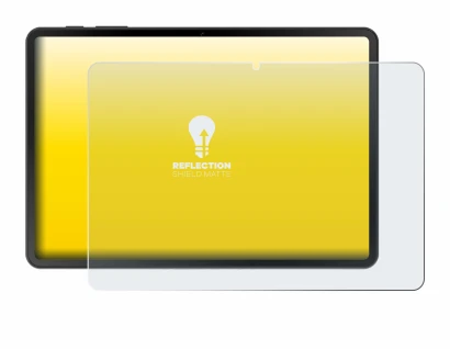 Immagine del dispositivo Doogee Tab A9 con un'ampia varietà di protezioni per lo schermo.