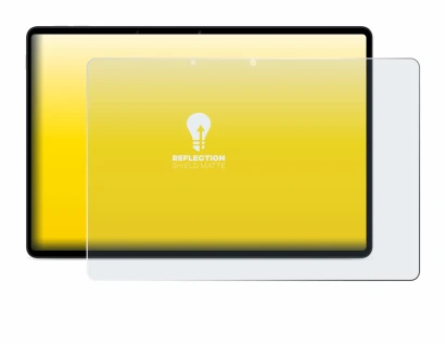 Immagine del dispositivo OnePlus Pad Lite con un'ampia varietà di protezioni per lo schermo.