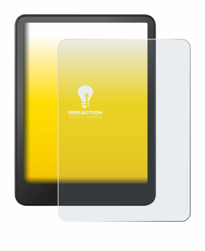 Immagine del dispositivo Amazon Kindle Colorsoft con un'ampia varietà di protezioni per lo schermo.