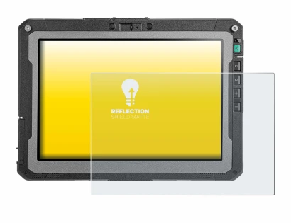 Immagine del dispositivo Getac ZX10 G2 con un'ampia varietà di protezioni per lo schermo.