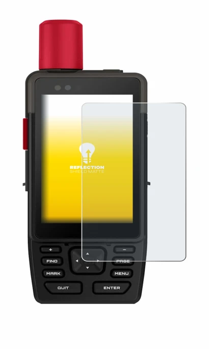 Immagine del dispositivo Garmin GPSMAP H1i Plus con un'ampia varietà di protezioni per lo schermo.