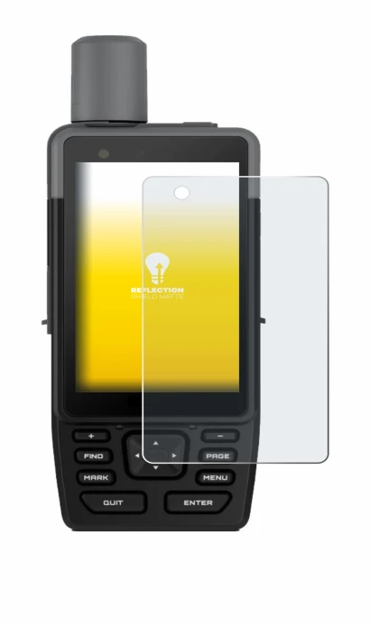 Immagine del dispositivo Garmin GPSMAP H1 con un'ampia varietà di protezioni per lo schermo.