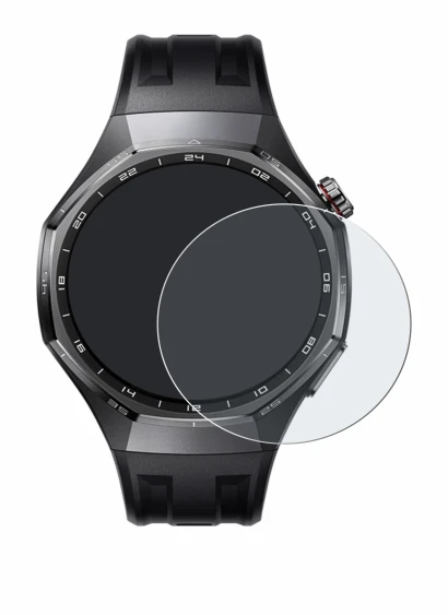 Immagine del dispositivo Huawei Watch GT 6 Pro (46 mm) con un'ampia varietà di protezioni per lo schermo.