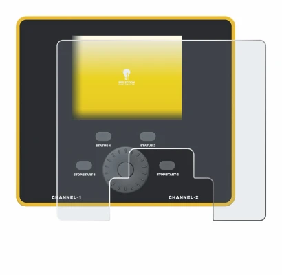 Immagine del dispositivo Junsi iCharger DX12 con un'ampia varietà di protezioni per lo schermo.