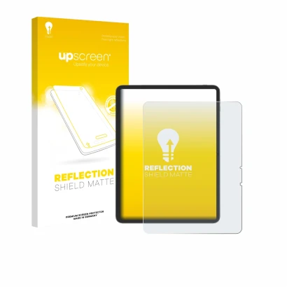 Parte frontale di una confezione del prodotto con il logo del marchio upscreen. Accanto è raffigurato il dispositivo Blackview