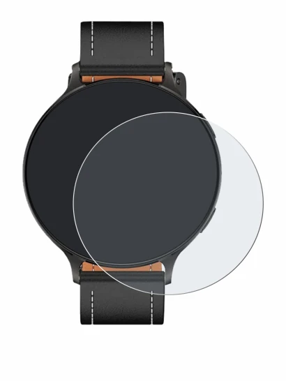 Immagine del dispositivo Pireware Nano Smartwatch con un'ampia varietà di protezioni per lo schermo.