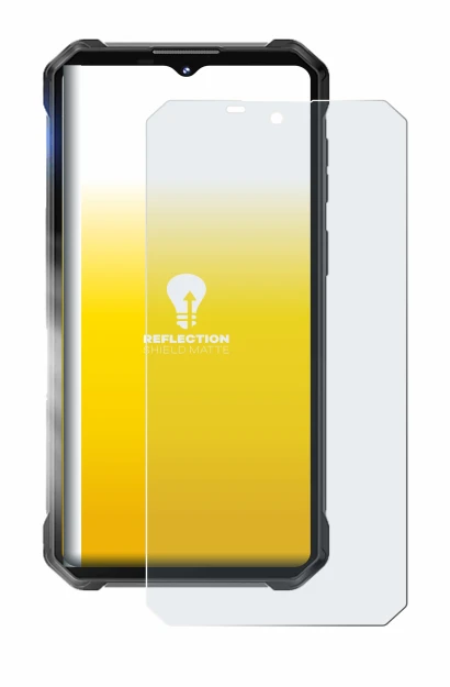 Immagine del dispositivo Oukitel WP53 Pro con un'ampia varietà di protezioni per lo schermo.