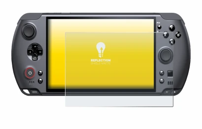 Immagine del dispositivo GPD Win 5 con un'ampia varietà di protezioni per lo schermo.