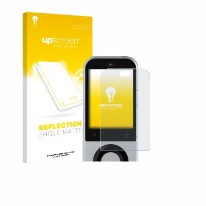 Parte frontale di una confezione del prodotto con il logo del marchio upscreen. Accanto è raffigurato il dispositivo Sofabaton