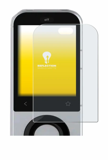 Immagine del dispositivo Sofabaton X2 con un'ampia varietà di protezioni per lo schermo.